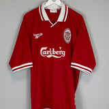 1996/98 LIVERPOOL CARRAGHER #23 HOME SHIRT (XXL) REEBOK