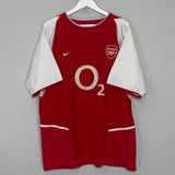 2002/04 ARSENAL HENRY #14 HOME SHIRT (XL) NIKE