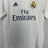 2015/16 REAL MADRID HOME SHIRT (M) ADIDAS