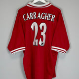 1996/98 LIVERPOOL CARRAGHER #23 HOME SHIRT (XXL) REEBOK