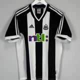 2001/03 NEWCASTLE SOLANO #4 HOME SHIRT (M) ADIDAS