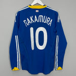 2008/09 JAPAN NAKAMURA #10 L/S *PLAYER ISSUE* HOME SHIRT (M) ADIDAS