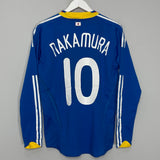 2008/09 JAPAN NAKAMURA #10 L/S *PLAYER ISSUE* HOME SHIRT (M) ADIDAS