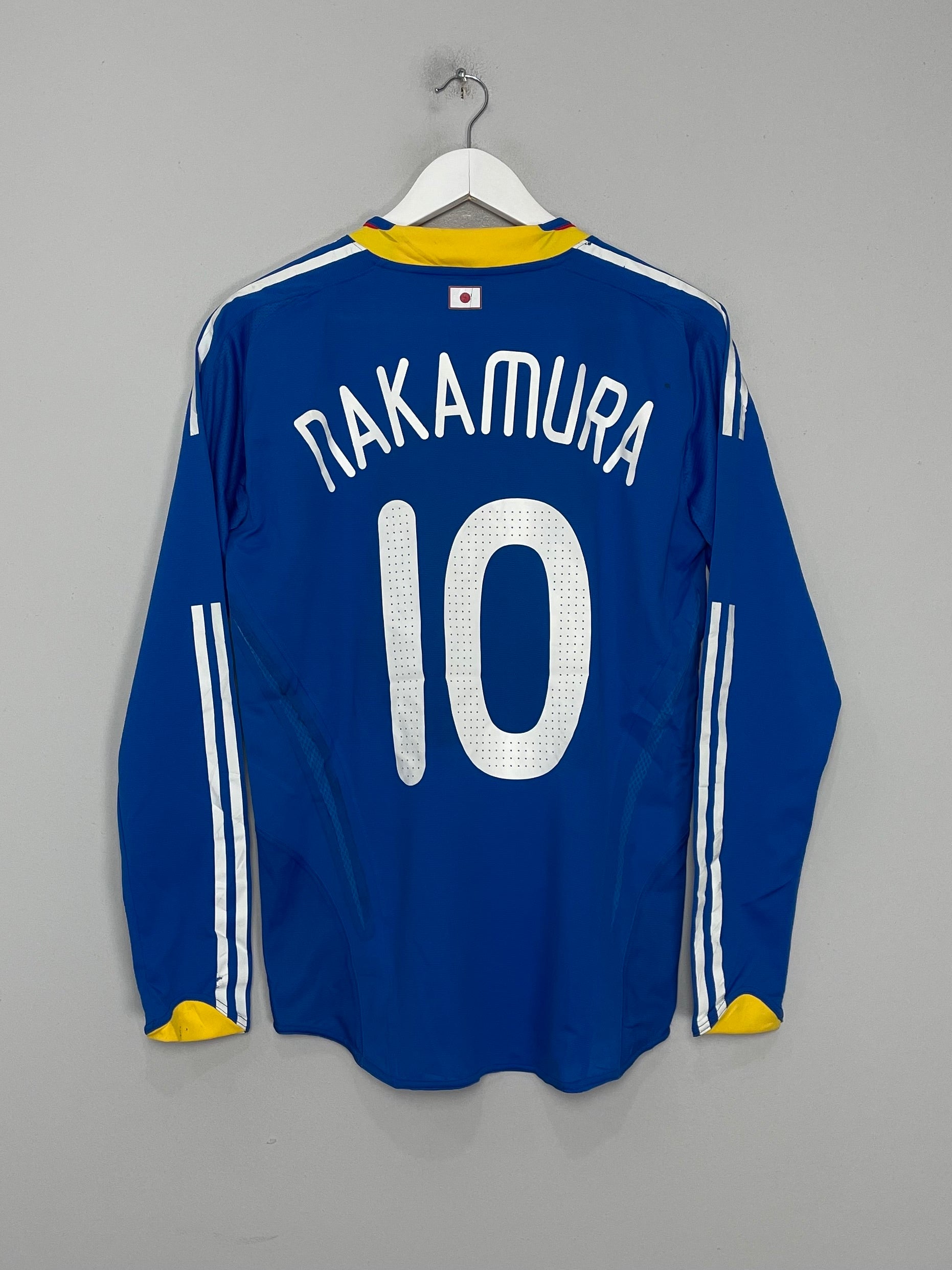 2008/09 JAPAN NAKAMURA #10 L/S *PLAYER ISSUE* HOME SHIRT (M) ADIDAS