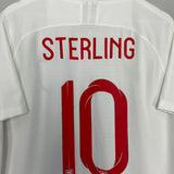 2018/19 ENGLAND STERLING #10 HOME SHIRT (XL) NIKE