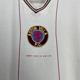 1981/83 ASTON VILLA *EUROPEAN CHAMPIONS* AWAY SHIRT (M) LE COQ