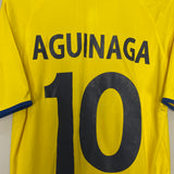 2003/05 ECUADOR AGUINAGA #10 HOME SHIRT (L) MARATHON