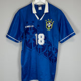 1994 BRAZIL RONALDINHO #18 AWAY SHIRT (L) UMBRO