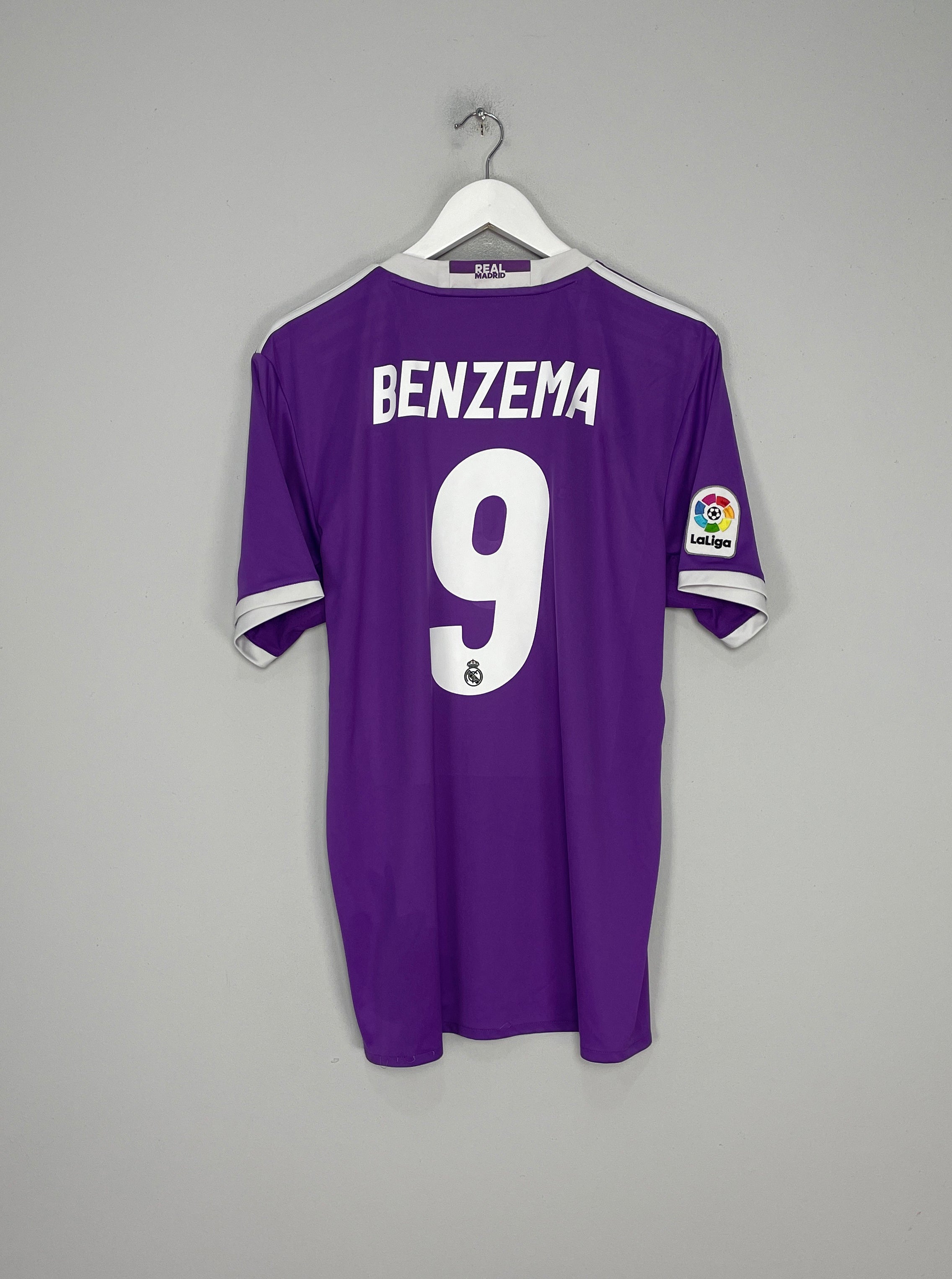 2016/17 REAL MADRID BENZEMA #9 AWAY SHIRT (L) ADIDAS