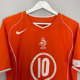 2004/06 NETHERLANDS V.NISTELROOY #10 HOME SHIRT (M) NIKE