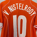 2004/06 NETHERLANDS V.NISTELROOY #10 HOME SHIRT (M) NIKE