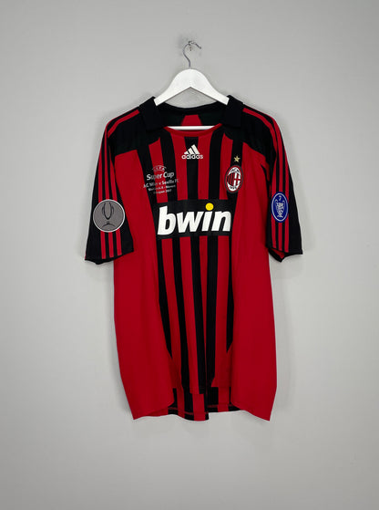 2007/08 AC MILAN RONALDO #9 *SUPER CUP* HOME SHIRT (XL) ADIDAS