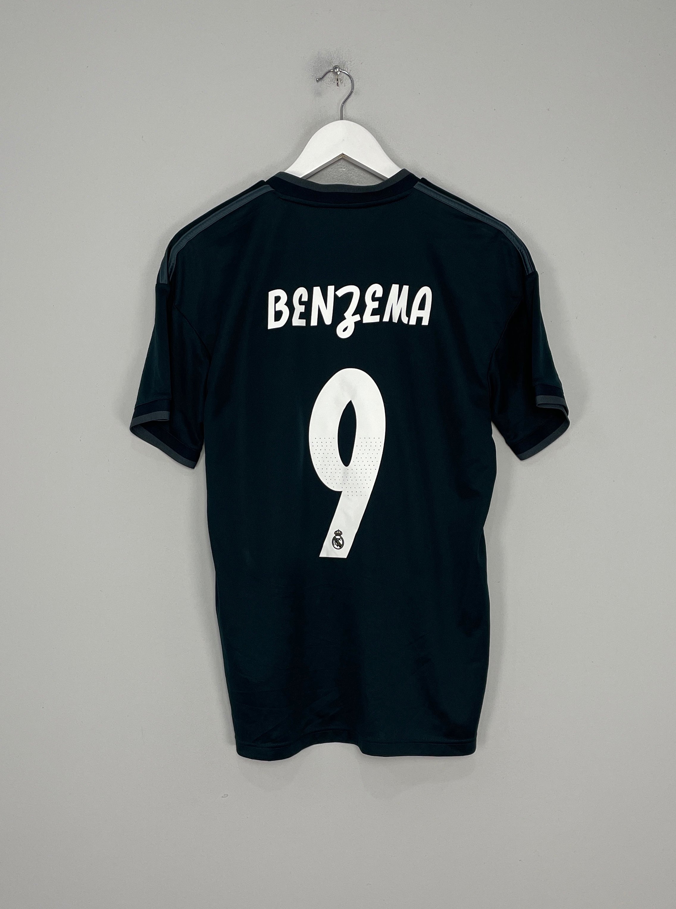 2018/19 REAL MADRID BENZEMA #9 AWAY SHIRT (M) ADIDAS