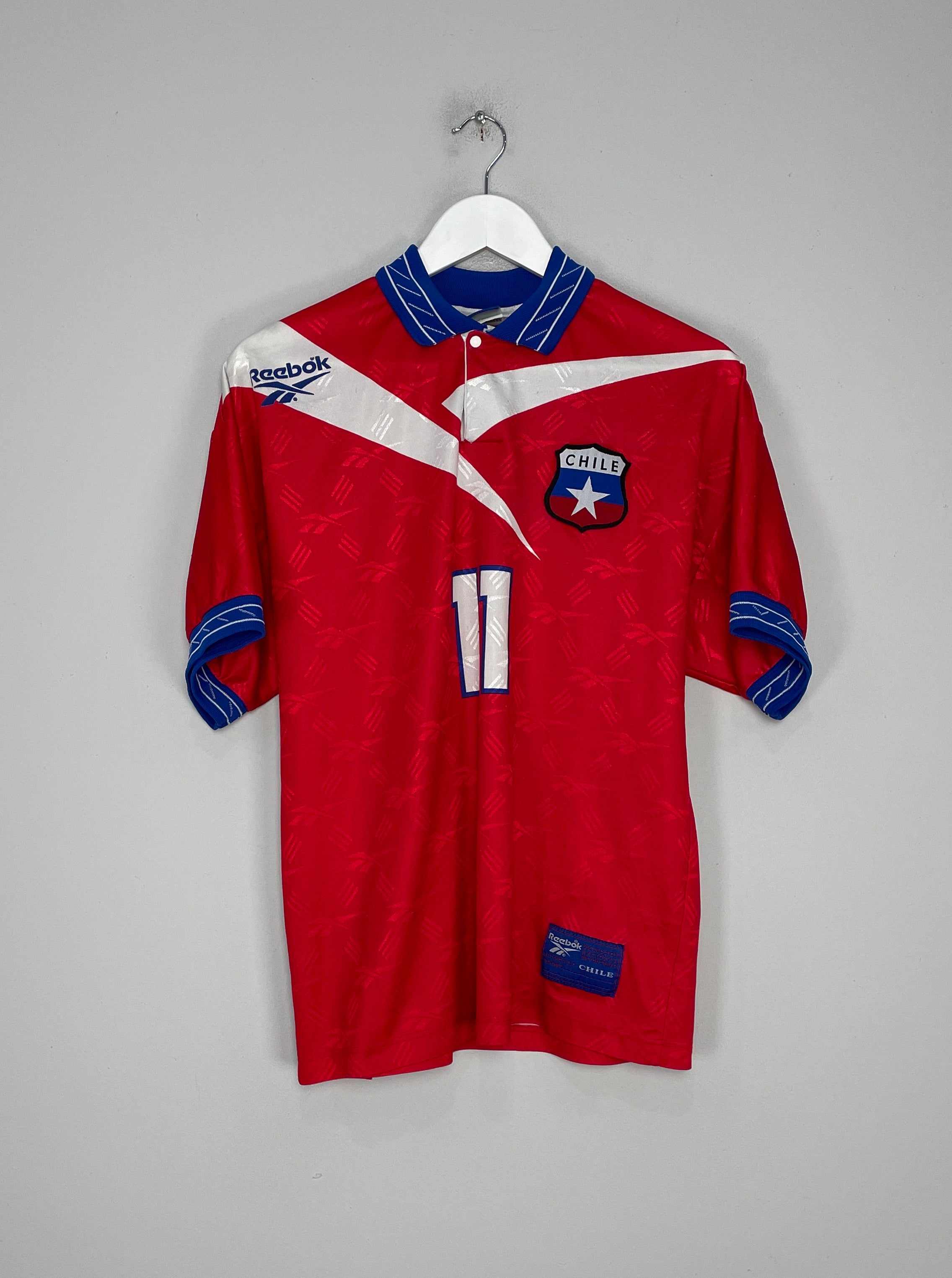 1997/99 CHILE (SALAS) #11 HOME SHIRT (M) REEBOK