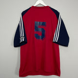 2001/02 ADIDAS #5 TRAINING SHIRT (XL)