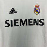 2005/06 REAL MADRID ZIDANE #5 HOME SHIRT (M) ADIDAS