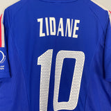 2002/04 FRANCE ZIDANE #10 HOME SHIRT (L) ADIDAS