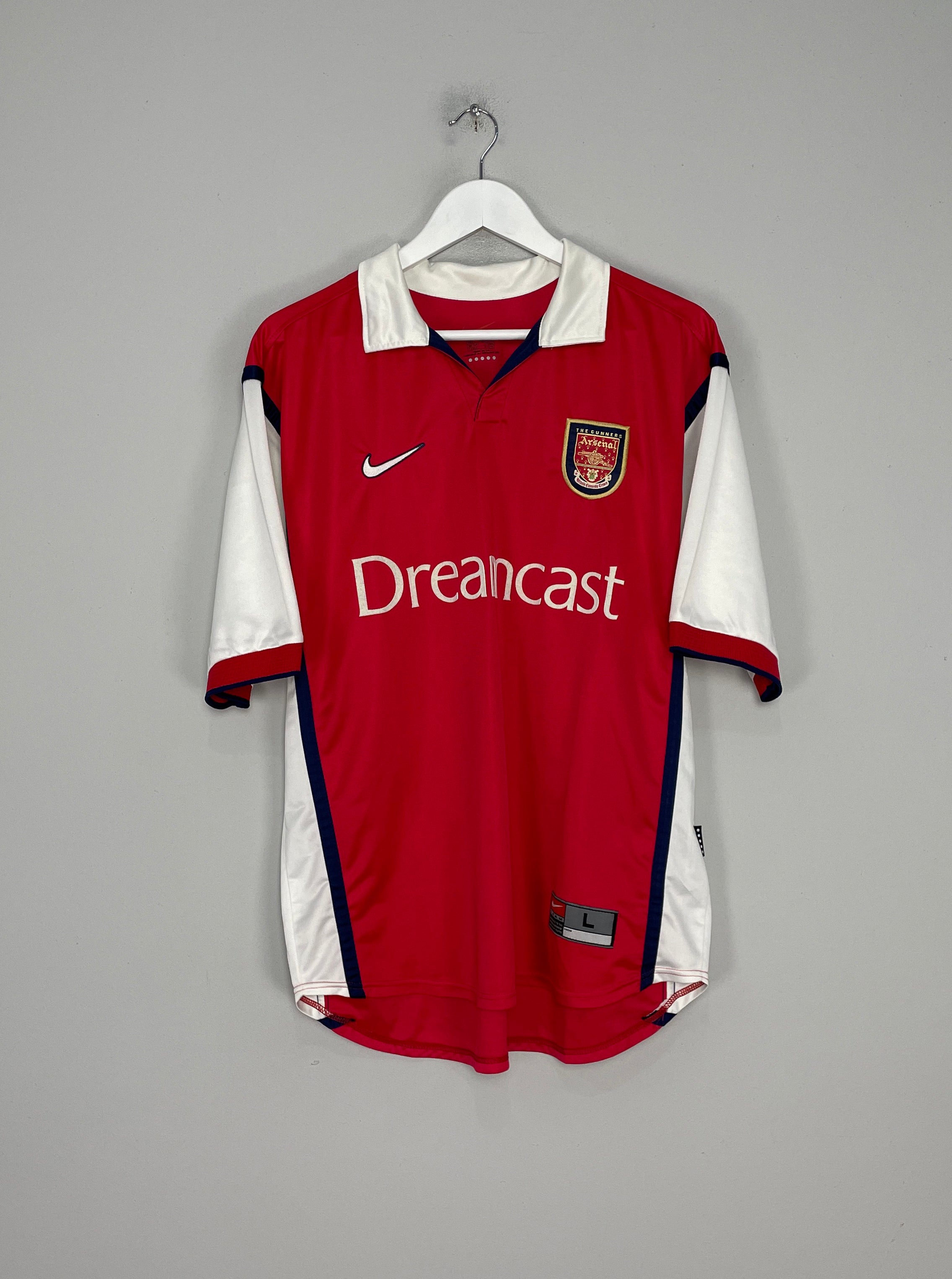 1999/00 ARSENAL HOME SHIRT (L) NIKE