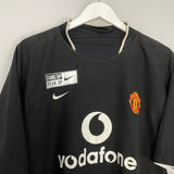 2003/05 MANCHESTER UNITED RONALDO #7 *STAND UP TO RACISM* AWAY SHIRT (M) NIKE