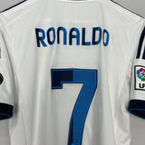 2012/13 REAL MADRID RONALDO #7 HOME SHIRT (M) ADIDAS