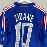 2004/06 FRANCE ZIDANE #10 HOME SHIRT (XL) ADIDAS