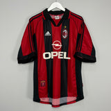 1998/99 AC MILAN MALDINI #3 HOME SHIRT (L) ADIDAS