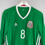 2016/17 MEXICO H.LOZANO #8 L/S HOME SHIRT (XL) ADIDAS