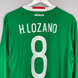 2016/17 MEXICO H.LOZANO #8 L/S HOME SHIRT (XL) ADIDAS