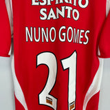 2007/08 BENFICA NUNO GOMES #21 HOME SHIRT (M) ADIDAS