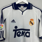 2000/01 REAL MADRID R.CARLOS #3 HOME SHIRT (XL) ADIDAS