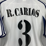 2000/01 REAL MADRID R.CARLOS #3 HOME SHIRT (XL) ADIDAS