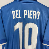 1997/98 ITALY DEL PIERO #10 HOME SHIRT (L) NIKE