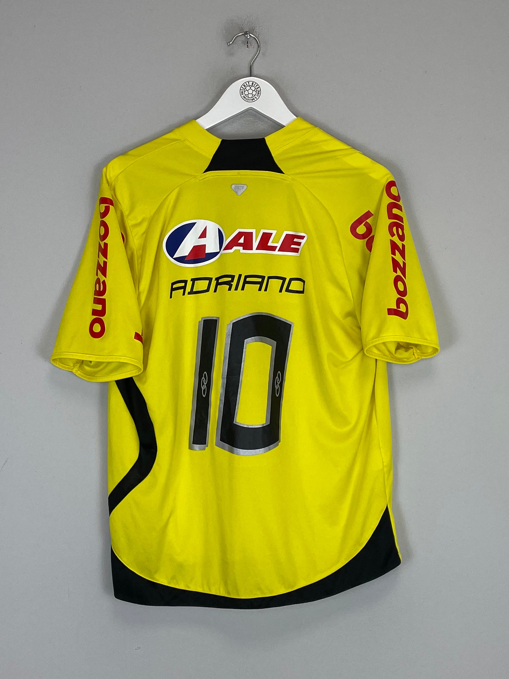 2009 FLAMENGO ADRIANO #10 AWAY SHIRT (M) OLYMPIKUS