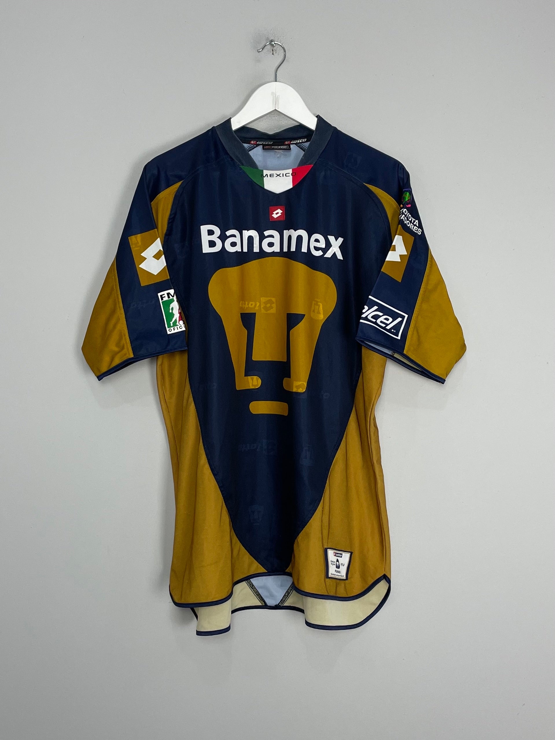 2002/03 UNAM PUMAS AWAY SHIRT (L) LOTTO