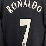 2003/05 MANCHESTER UNITED RONALDO #7 L/S AWAY SHIRT (S) NIKE