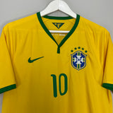 2014/15 BRAZIL NEYMAR JR #10 HOME SHIRT (L) NIKE