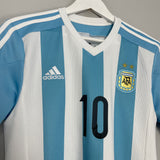 2015/16 ARGENTINA MESSI #10 HOME SHIRT (S) ADIDAS