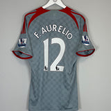 2008/09 LIVERPOOL F.AURELIO #12 AWAY SHIRT (M) ADIDAS