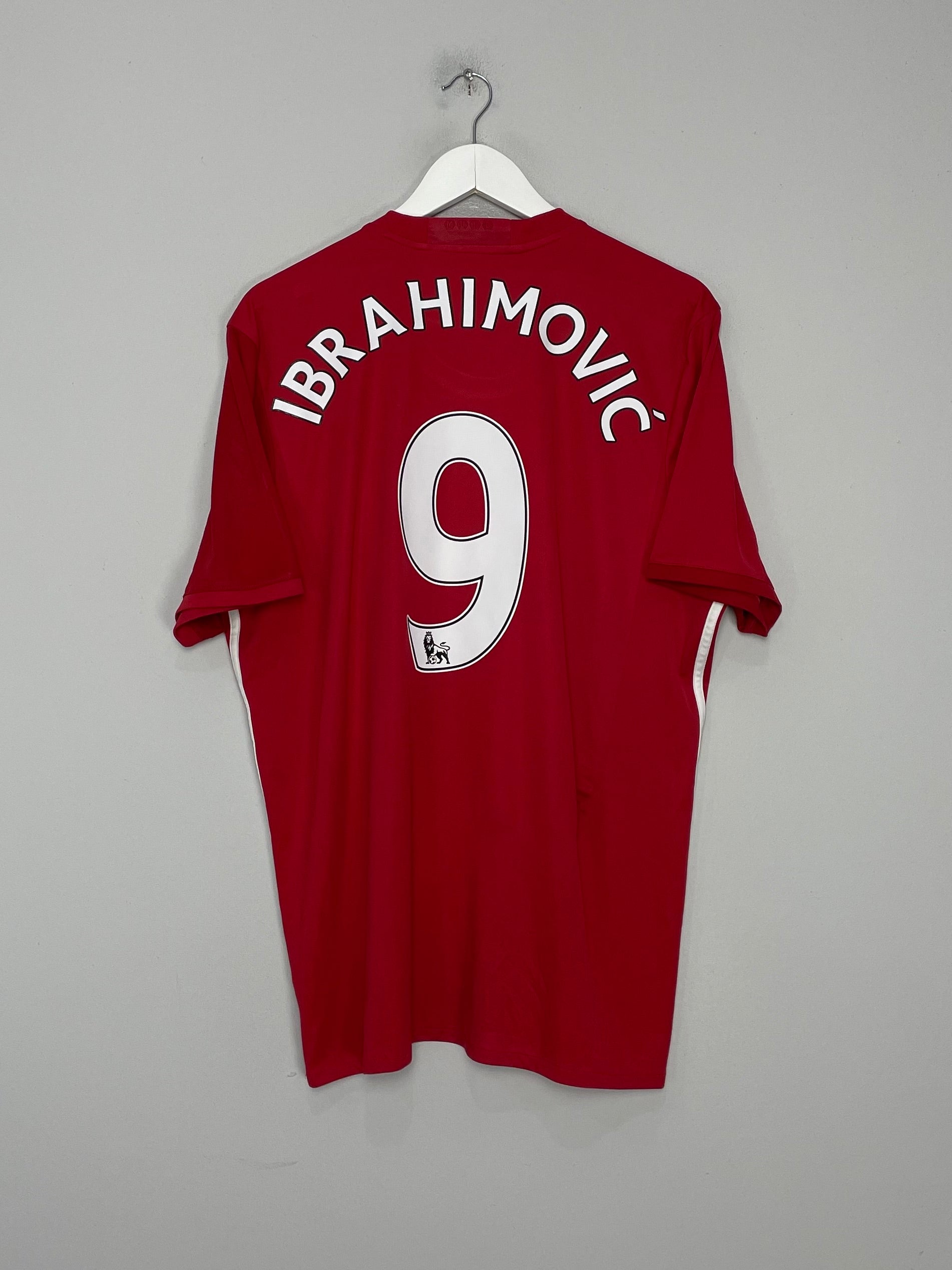 2016/17 MANCHESTER UNITED IBRAHIMOVIC #9 HOME SHIRT (XL) ADIDAS