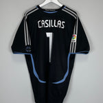 2006/07 REAL MADRID CASILLAS #1 GK SHIRT (L) ADIDAS