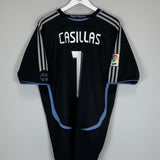 2006/07 REAL MADRID CASILLAS #1 GK SHIRT (L) ADIDAS