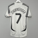 2005/07 GERMANY SCHWEINSTEIGER #7 HOME SHIRT (S) ADIDAS