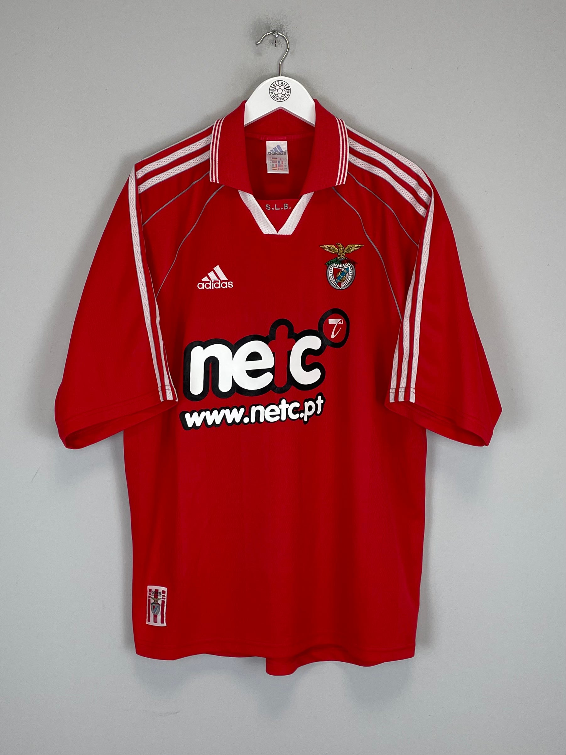 2001/02 BENFICA HOME SHIRT (XL) ADIDAS