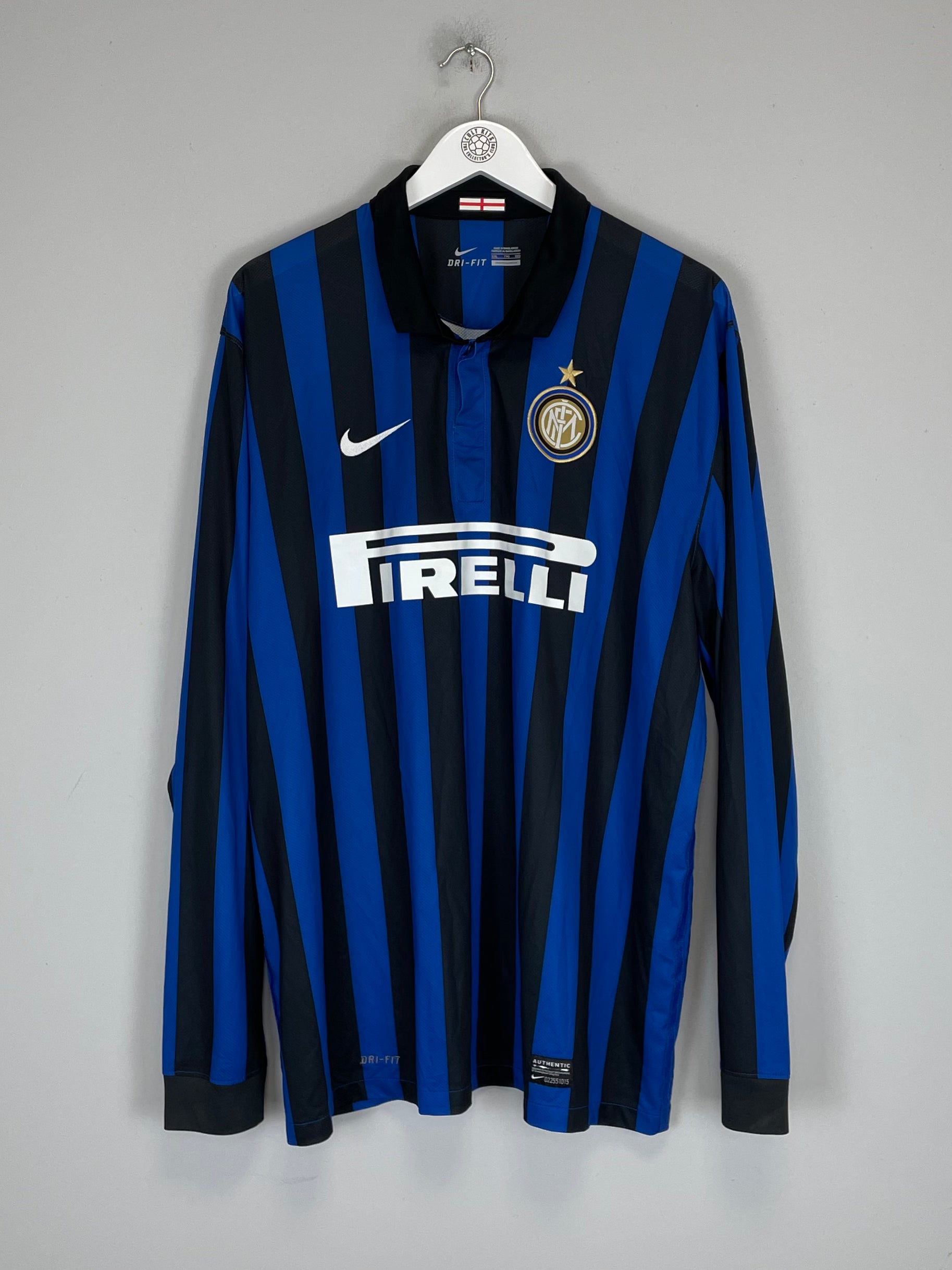 2011/12 INTER MILAN L/S HOME SHIRT (XXL) NIKE