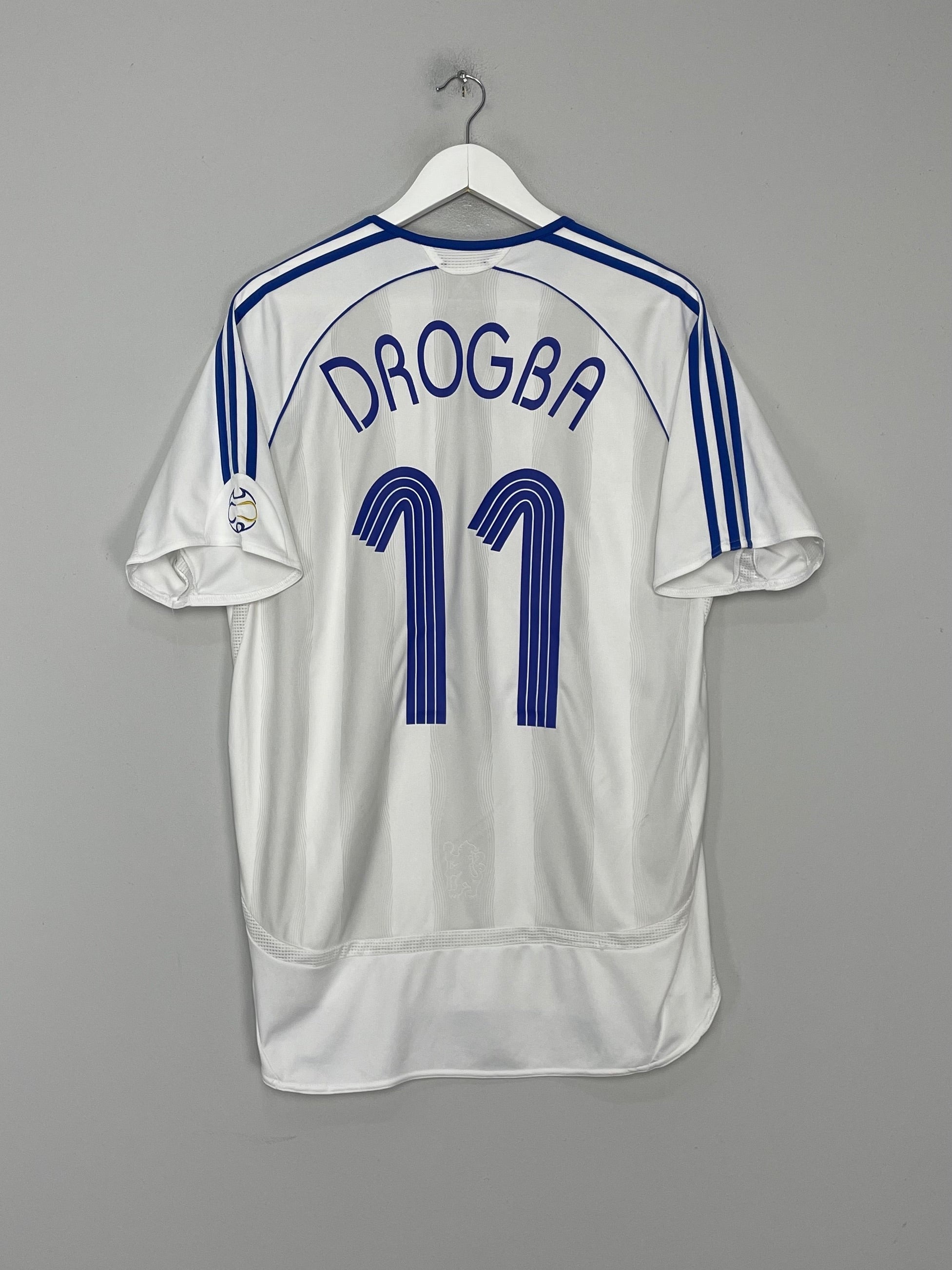 2006/07 CHELSEA DROGBA #11 AWAY SHIRT (M) ADIDAS