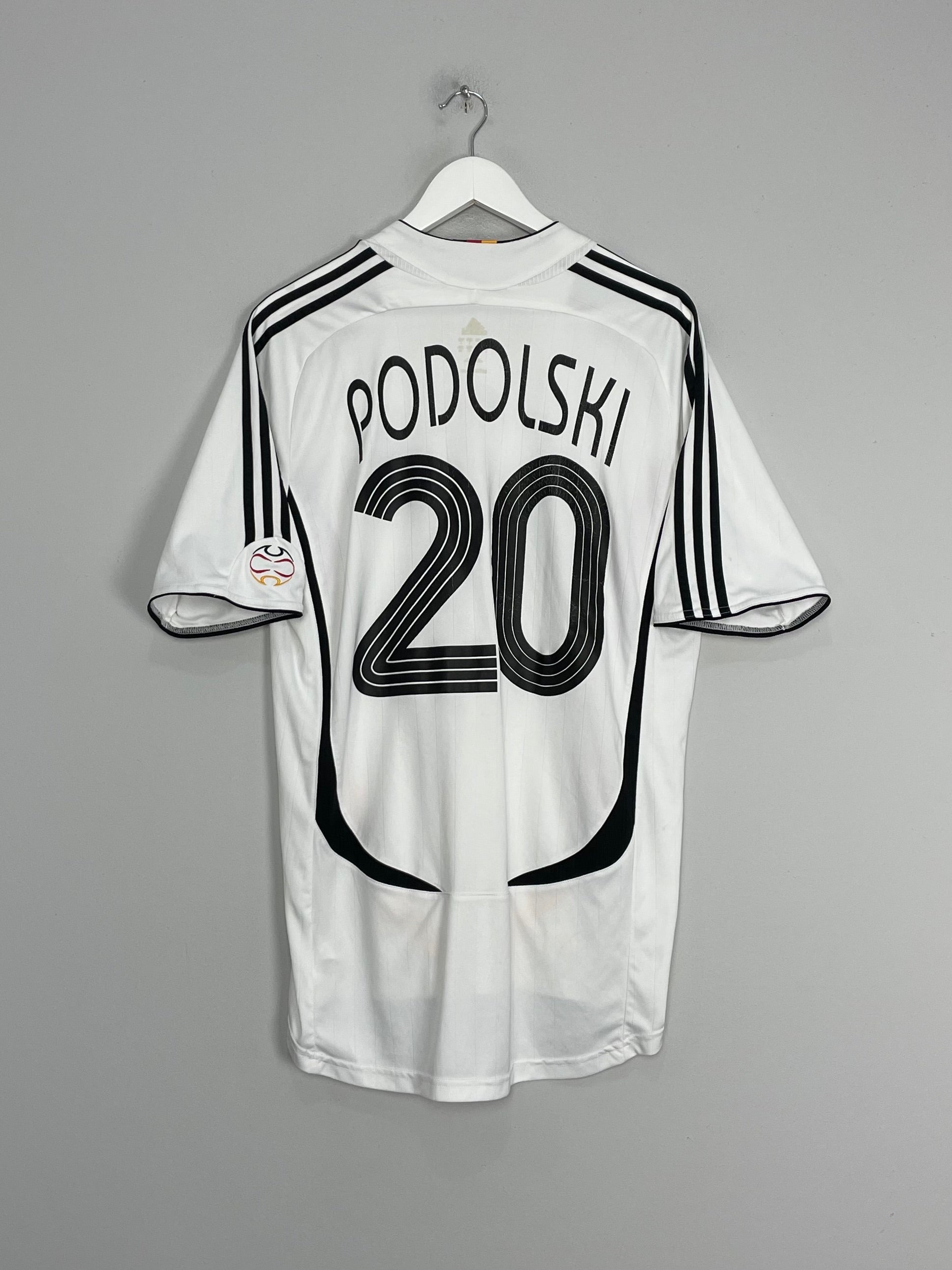 2006/07 GERMANY PODOLSKI #20 HOME SHIRT (L) ADIDAS