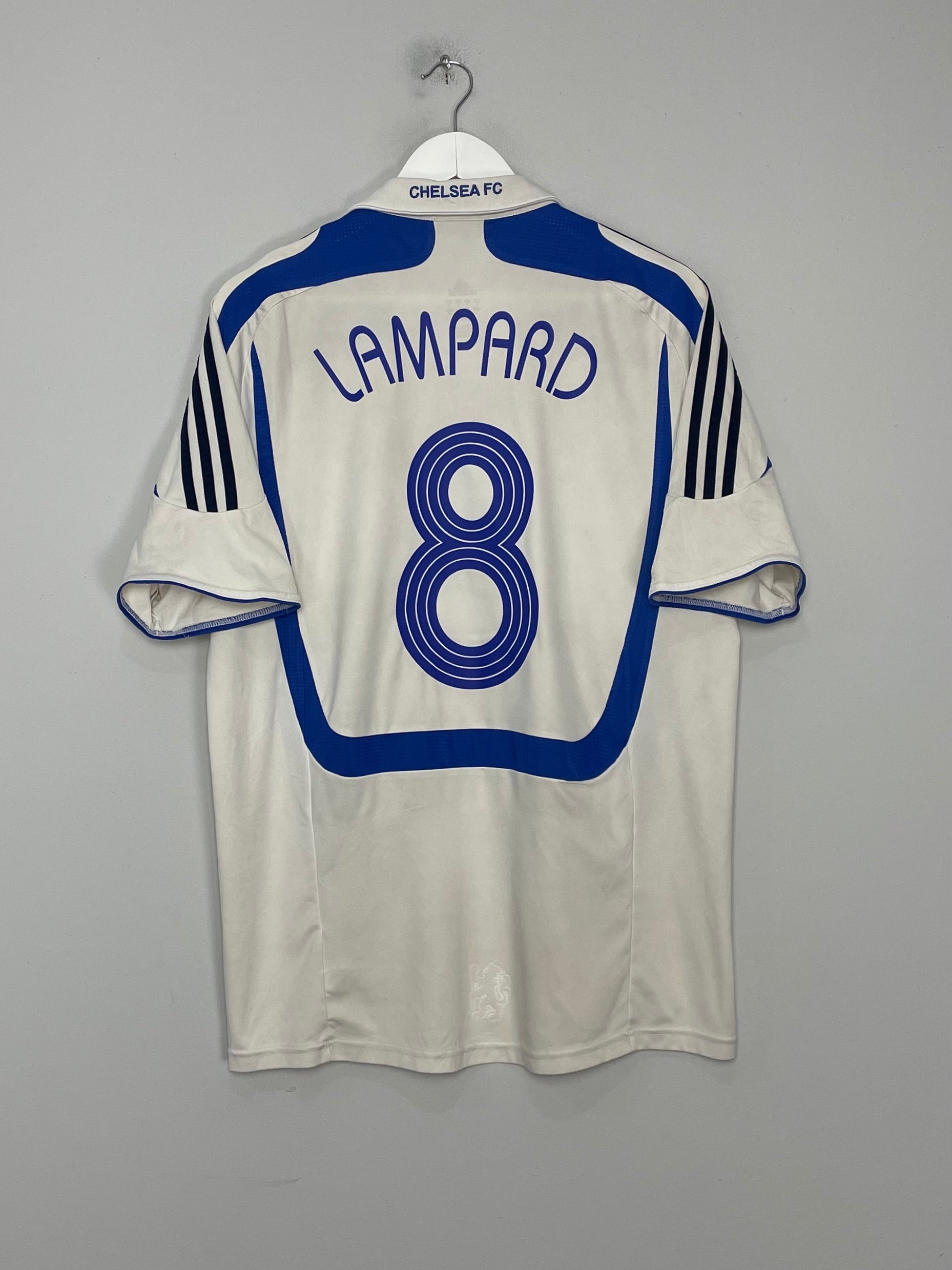 2007/08 CHELSEA LAMPARD #8 AWAY SHIRT (L) ADIDAS