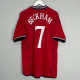 2002/04 ENGLAND BECKHAM #7 AWAY SHIRT (L) UMBRO