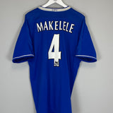 2003/05 CHELSEA MAKELELE #4 HOME SHIRT (XL) UMBRO