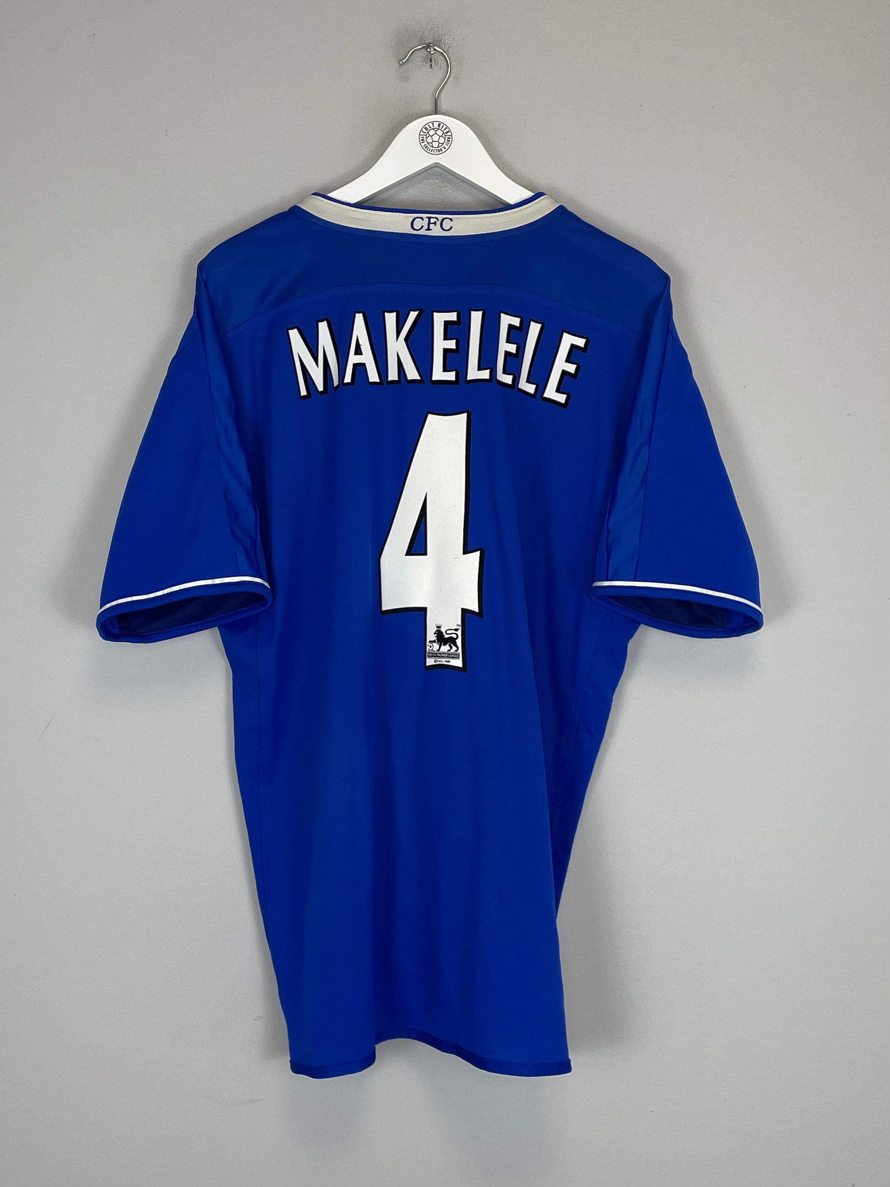 2003/05 CHELSEA MAKELELE #4 HOME SHIRT (XL) UMBRO